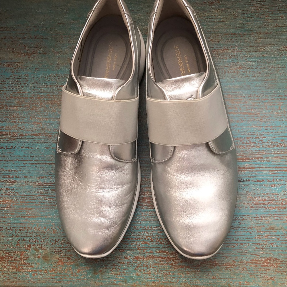 Cole Haan 3 Zerogrand Oxford, Sz 10 Silver